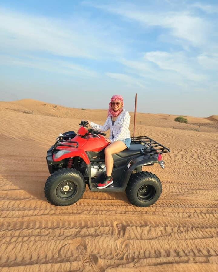 desert safari quad bike adventure