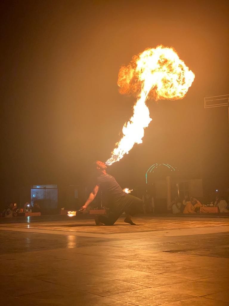 Desert safari Tanura traditional dance show