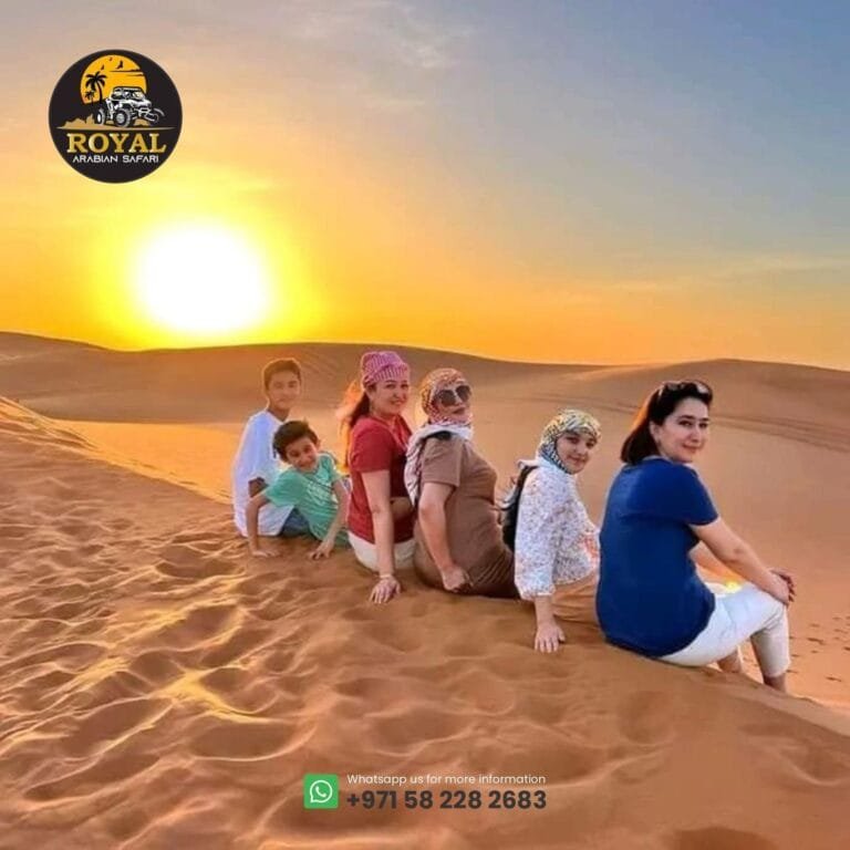 desert safari hot air balloon morning