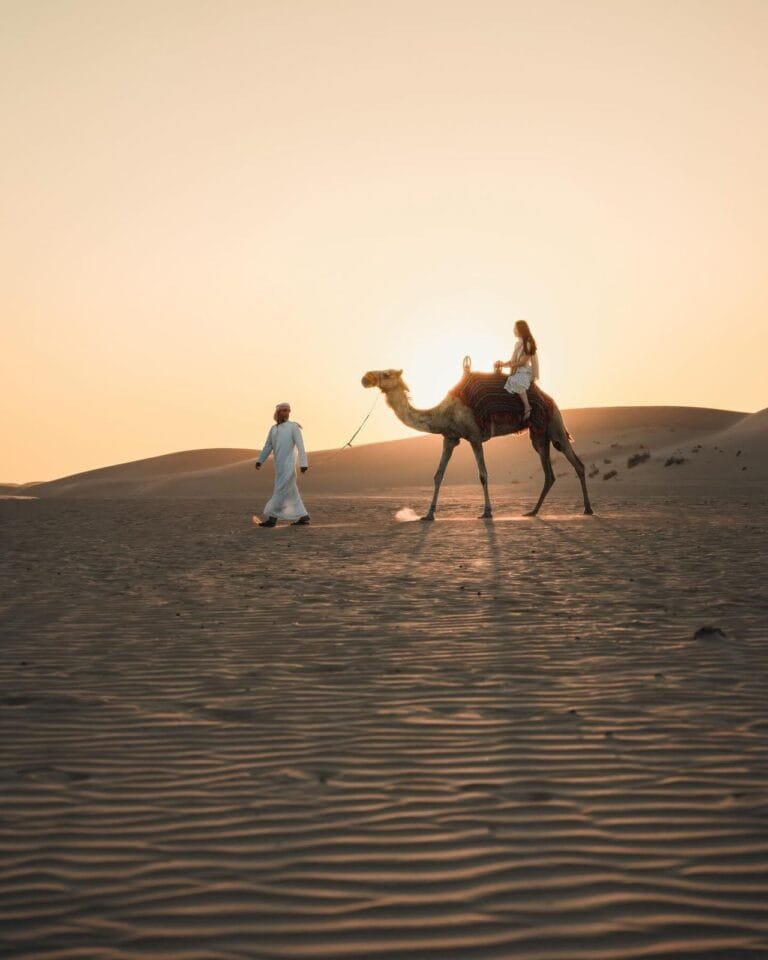 Desert safari Arabic coffee dates welcome