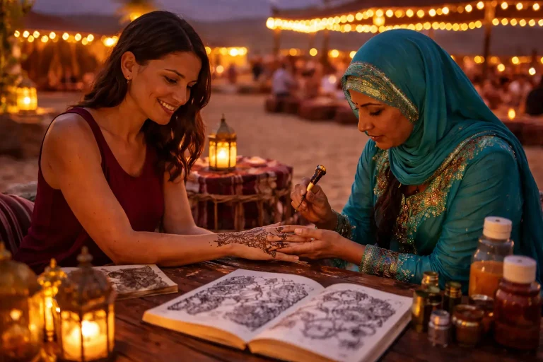 Desert safari Tanura traditional dance show