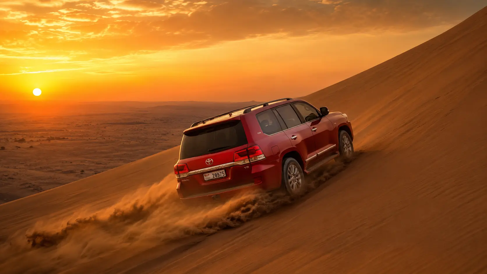 Private car Abu Dhabi desert safari AED 599