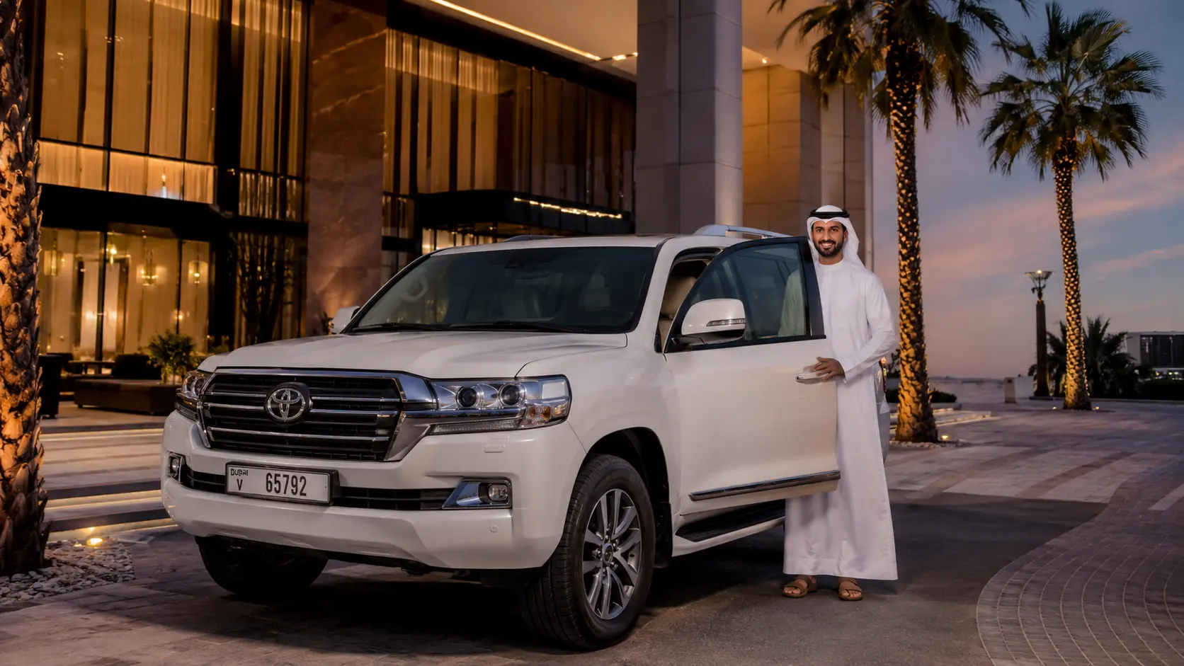 Hotel pickup Abu Dhabi desert safari AED 100