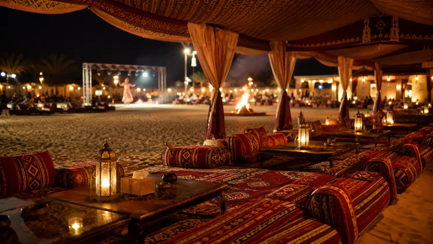 VIP majlis seating Abu Dhabi desert safari upgrade