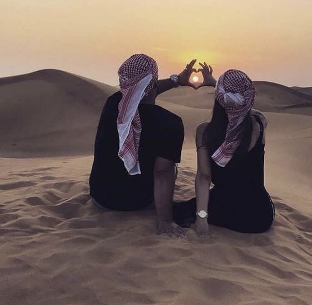 Sunset on the dunes