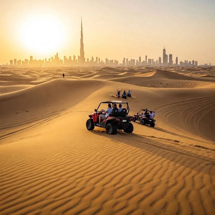 Dune-buggy adventure — Abu Dhabi desert safari