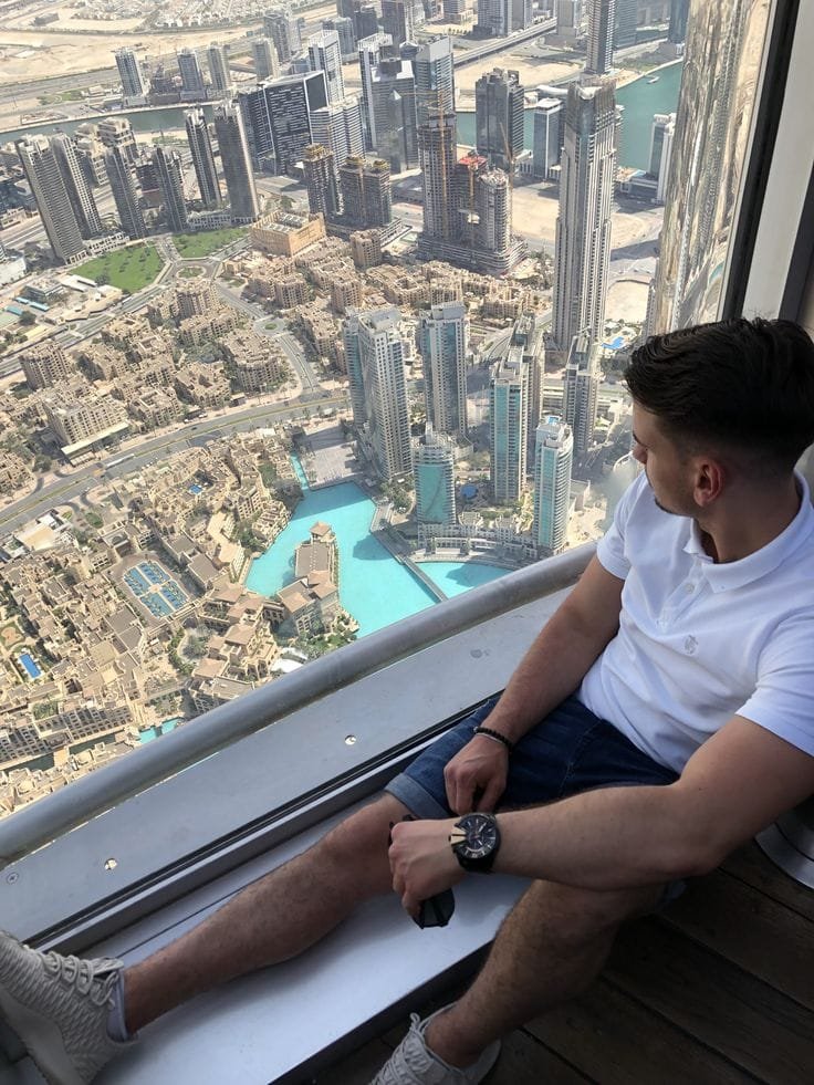 Burj Khalifa Observation Deck View – Dubai Fountain Show