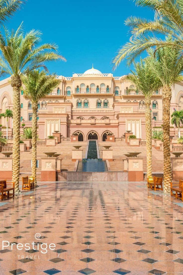 Emirates Palace Entrance — Abu Dhabi City Tour
