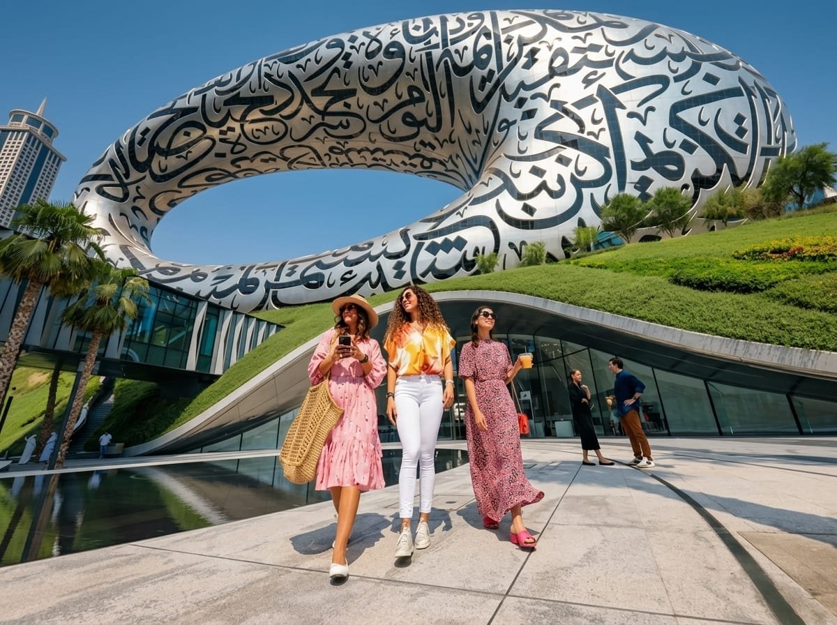 Museum of the Future photo stop on a short Dubai layover tour