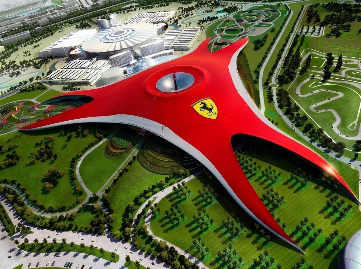 Ferrari World on Yas Island, an attraction stop on an Abu Dhabi layover tour