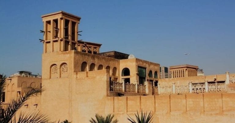 Traditional wind-tower houses in Al Fahidi historical district, Old Dubai