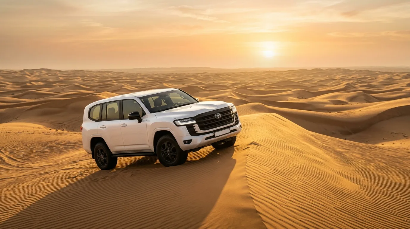 Premium private Land Cruiser Abu Dhabi desert safari AED 800